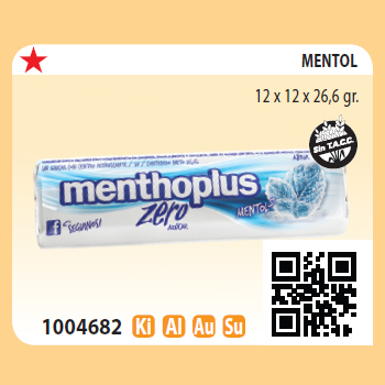 MENTHO PLUS ZERO MENTOL                                                                             